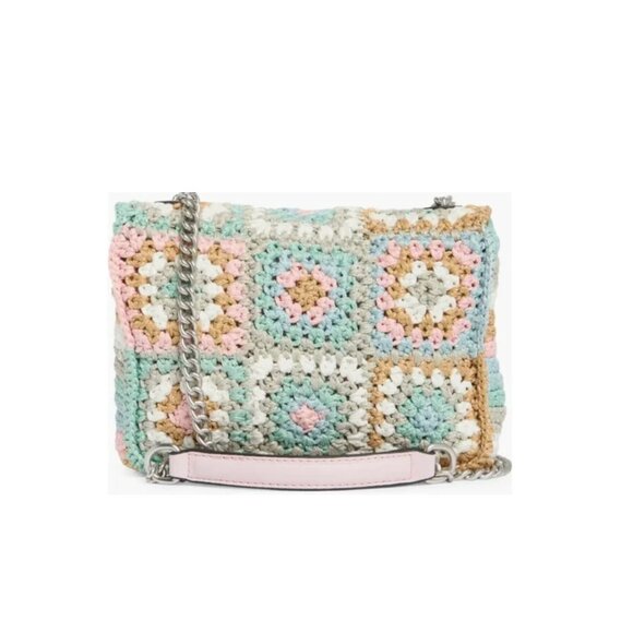 Kurt Geiger Kensington Crochet Crossbody Bag in Pastel. Super cute!!! - Picture 2 of 7